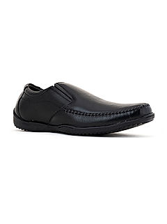 KHADIM British Walkers Black Leather Formal Slip On Shoe for Men (5053056)