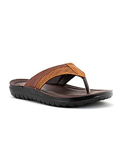 KHADIM Pedro Tan Brown Casual Flip Flops for Boys (5201464)