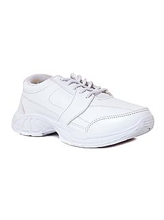 KHADIM White School Sports Shoes for Boys - 4-7.5 yrs (2892641)