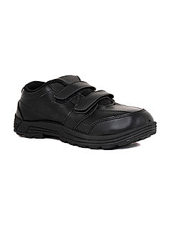 KHADIM Black School Sports Shoes for Boys - 2.5-4.5 yrs (2893356)