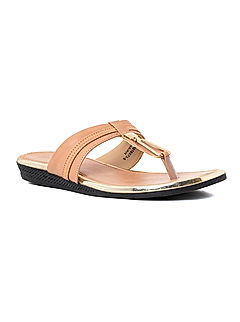 KHADIM Pink Flat Slip On Sandal for Women (5730165)