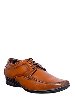 KHADIM Brown Leather Formal Derby Shoe for Men (4532284)
