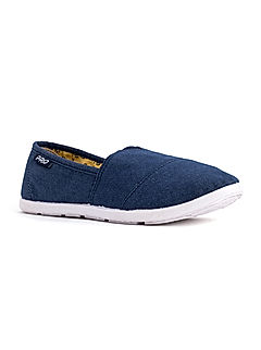 KHADIM Pro Navy Blue Loafer Sneakers Canvas Shoe for Women (5198799)