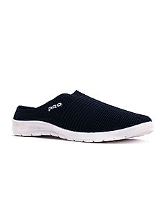 KHADIM Pro Navy Blue Flat Mule Slip On Sandal for Women (5198839)