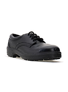 KHADIM Black Leather Formal Derby Shoe for Men (2892566)