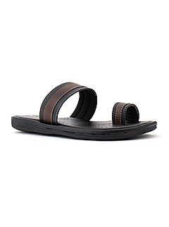 KHADIM Black Casual Slip On Sandal for Men (3361536)
