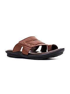 KHADIM Lazard Brown Casual Slip On Sandal for Men (5240384)