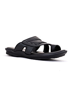 KHADIM Lazard Black Casual Slip On Sandal for Men (5240386)