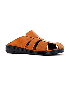 KHADIM Brown Casual Mule Slip On Sandal for Men (9466243)