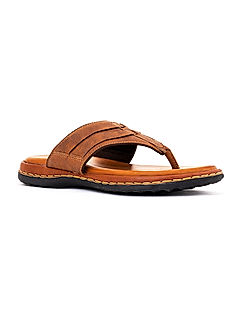 KHADIM Softouch Brown Casual Flip Flops for Men (9466363)