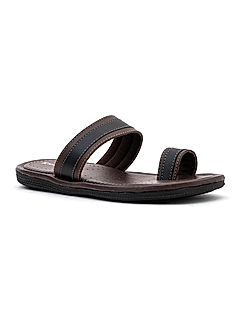 KHADIM Brown Casual Slip On Sandal for Men (3361544)