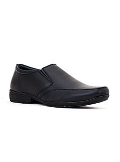 KHADIM Black Formal Slip On Shoe for Men (7235746)