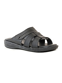 KHADIM Black Casual Mule Slip On Sandal for Men (2140056)