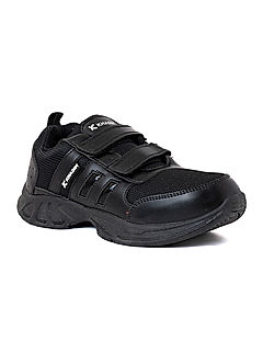 KHADIM Black School Sports Shoes for Boys - 2.5-4.5 yrs (5197626)