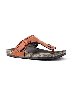 KHADIM Lazard Brown Casual Slip On Sandal for Men (5240403)