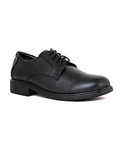KHADIM Black Leather Formal Derby School Shoe for Boys - 8-13 yrs (8880596)