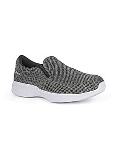 KHADIM Pro Grey Loafer Sneakers Canvas Shoe for Men (5197232)