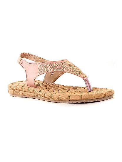 Khadims Flat Sandals for Ladies Available at an Attractive Price