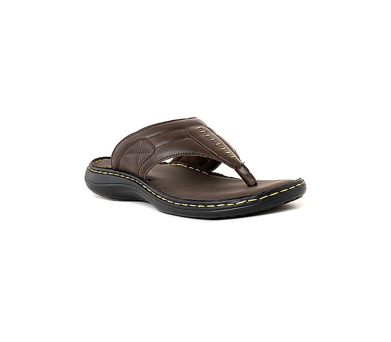 KHADIM Softouch Brown Casual Flip Flops for Men (2708874)