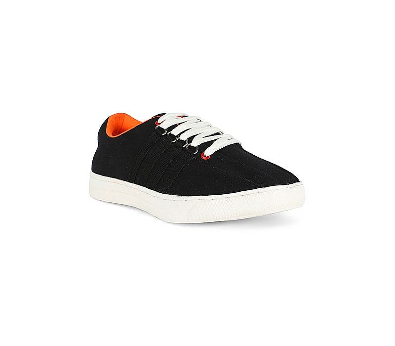 KHADIM Lazard Black Casual Canvas Shoe Sneakers for Men (3361186)