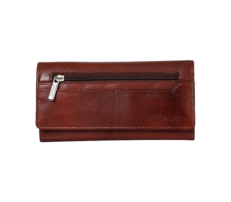 Khadim Brown Clutch Bag Wallet for Women (3484174)