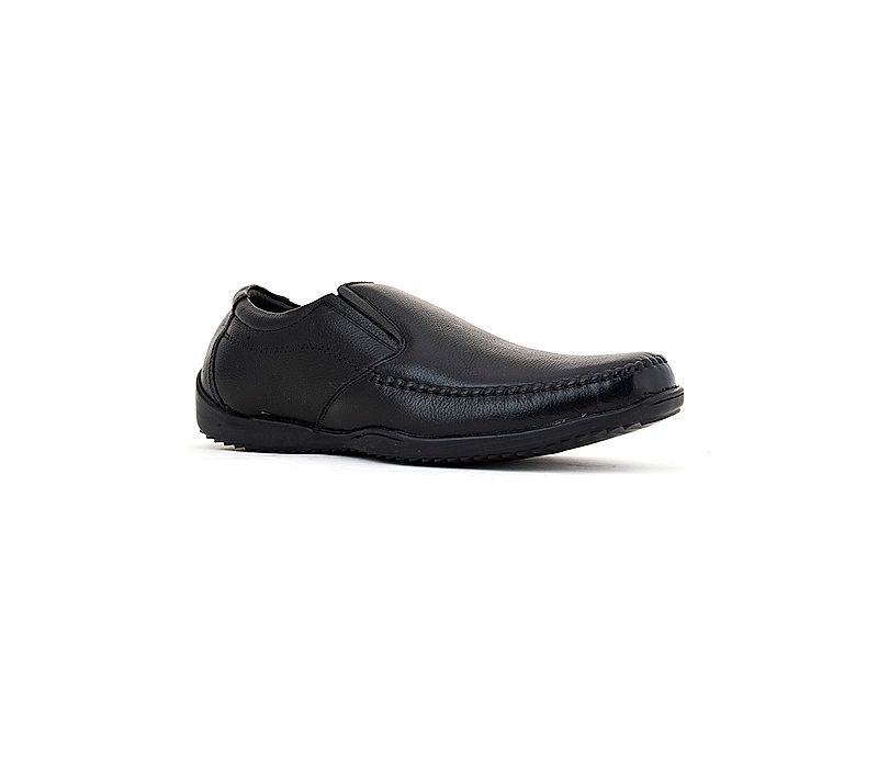 KHADIM British Walkers Black Leather Formal Slip On Shoe for Men (5053056)