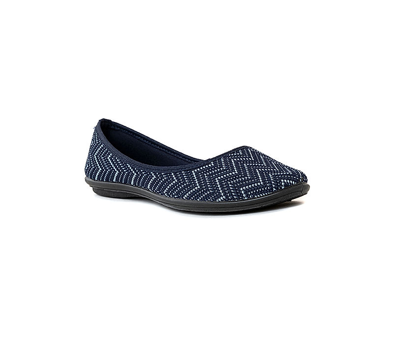 KHADIM Navy Ballerina Casual Shoe for Women (5191399)