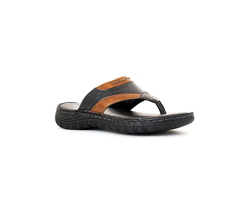 KHADIM Pedro Black Casual Flip Flops for Boys - 8-13 yrs (5240746)