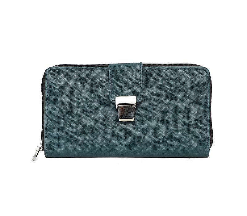 Khadim Teal Clutch Bag Wallet for Women (5780437)