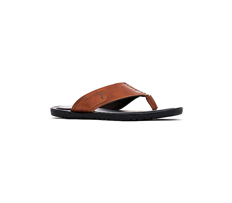 KHADIM Lazard Brown Casual Flip Flops for Men (6410093)