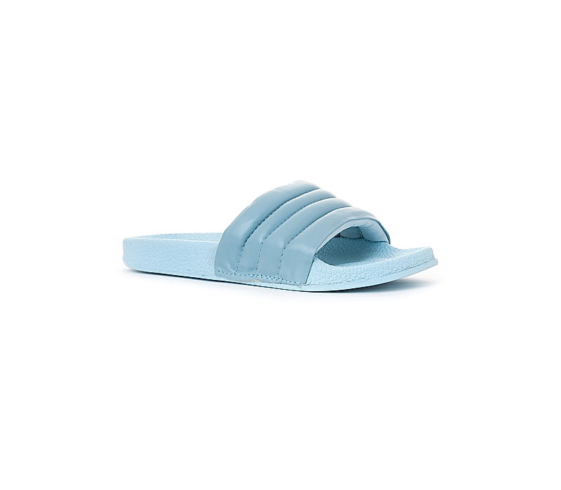 KHADIM Waves Blue Casual Mule Slide Slippers for Women (6960042)