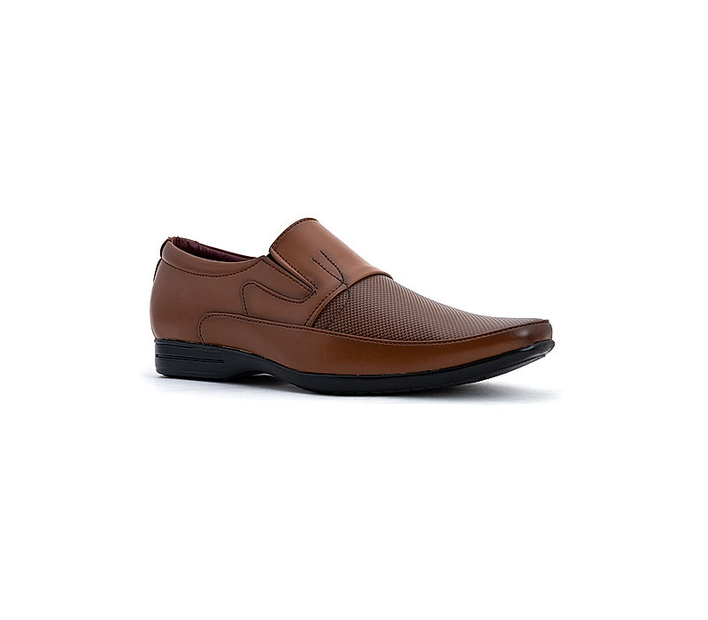 KHADIM Brown Formal Slip On Shoe for Men (7236233)