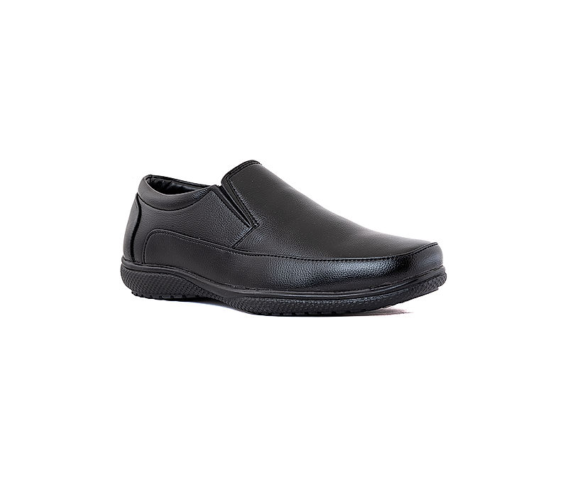 KHADIM Black Formal Slip On Shoe for Men (7236466)