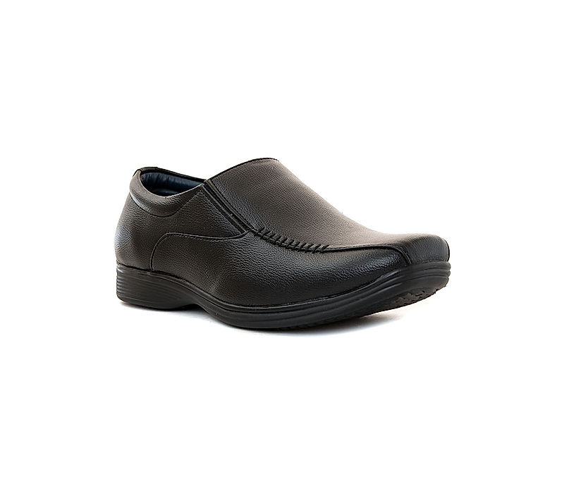 KHADIM Black Loafers Formal Shoe for Men (7236536)