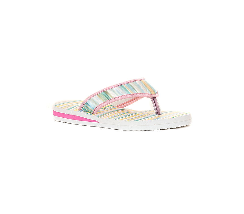 KHADIM Adrianna Blue Casual Flip Flops for Girls - 4.5-12 yrs (7281729)