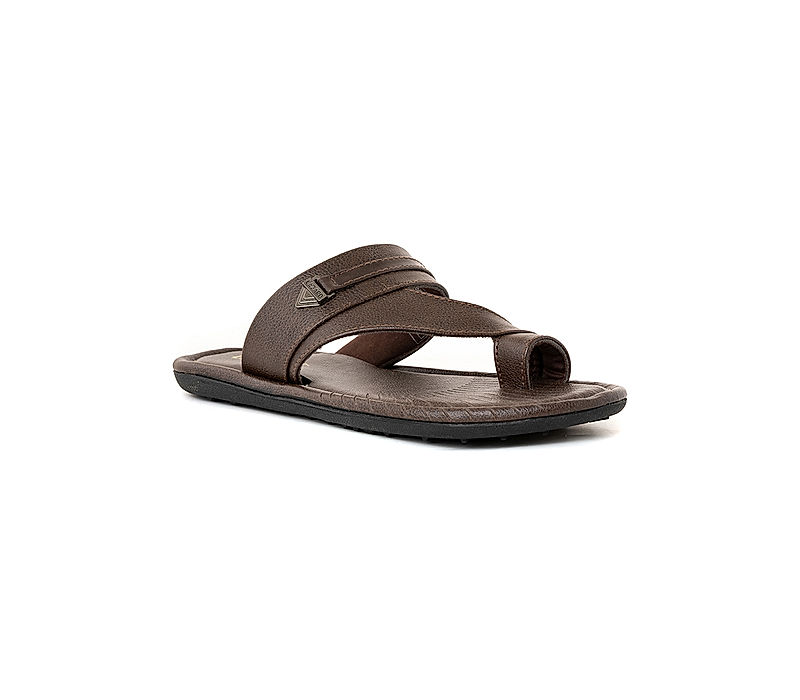 KHADIM Lazard Brown Casual Slip On Sandal for Men (7323004)