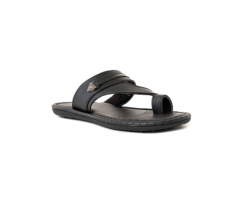 KHADIM Lazard Black Casual Slip On Sandal for Men (7323006)