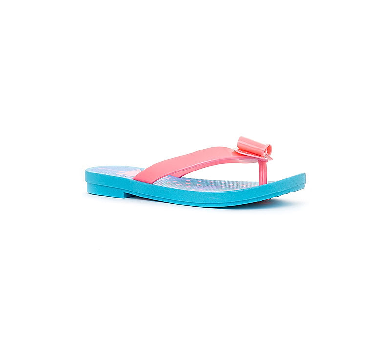 KHADIM Adrianna Pink Washable Thong Slippers for Girls - 5-10 yrs (5330385)