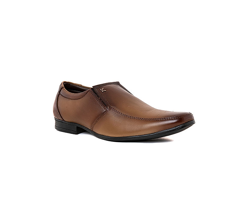 KHADIM Lazard Brown Leather Formal Slip On Shoe for Men (3361784)
