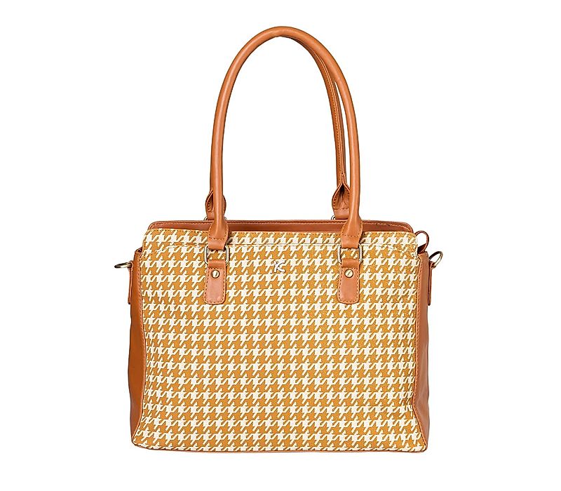 Khadim Beige Slingbag Handbag with Detachable Long Handle for Women (4515018)