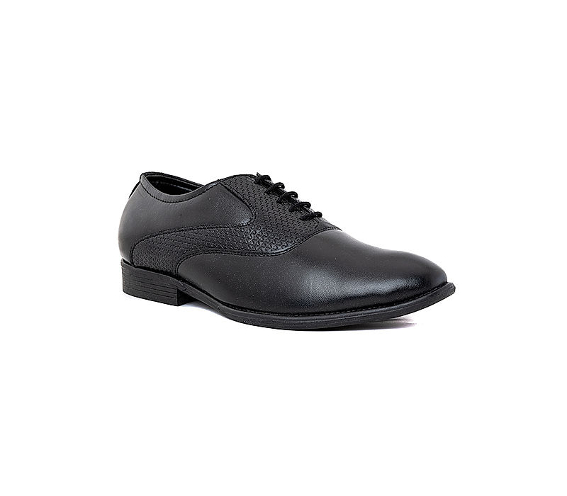 KHADIM Lazard Black Leather Formal Oxford Shoe for Men (2593226)