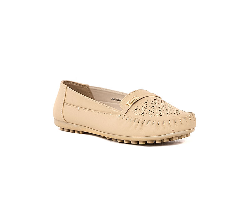 KHADIM Sharon Beige Loafers Casual Shoe for Women (2661438)