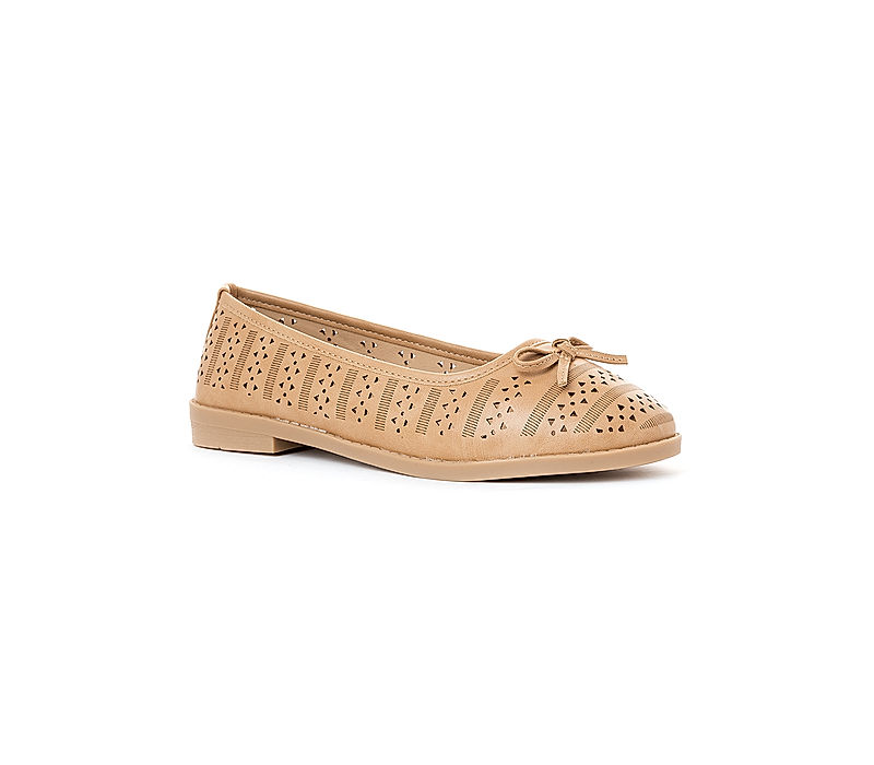 KHADIM Beige Ballerina Casual Shoe for Women (2708778)