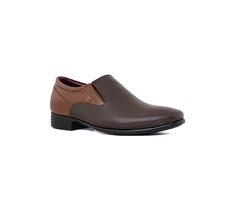 KHADIM Brown Formal Slip On Shoe for Men (2832514)