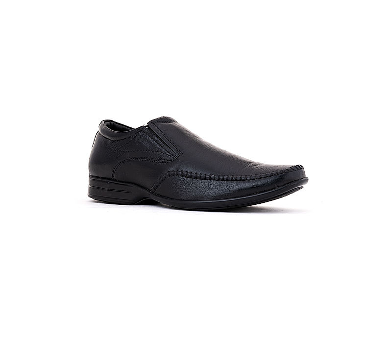 KHADIM British Walkers Black Leather Formal Slip On Shoe for Men (3592386)