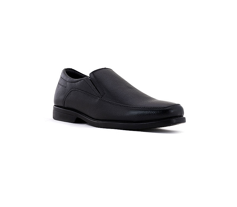 KHADIM British Walkers Black Leather Formal Slip On Shoe for Men (4832656)
