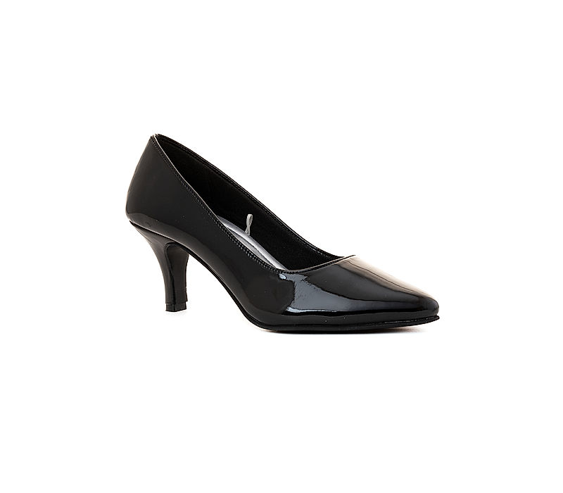 KHADIM Sharon Black Formal Pump Shoe Heels for Women (7290026)