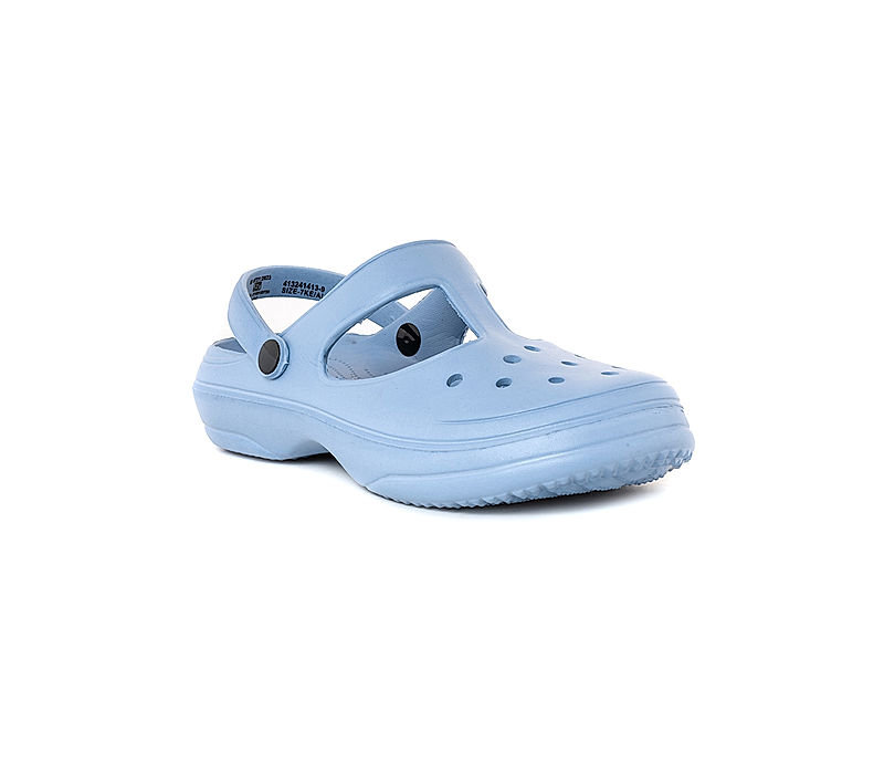 KHADIM Waves Blue Washable Clog Sandal for Women (4132419)