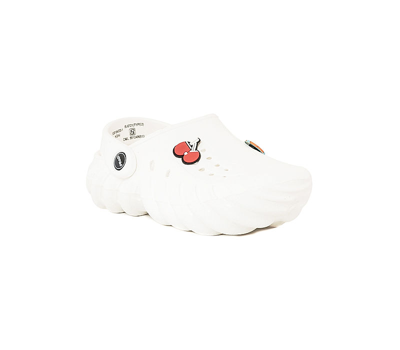 KHADIM Pedro White Washable Clog Sandal for Boys (5201541)