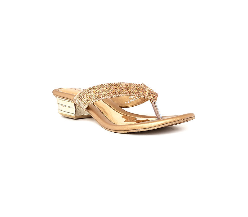 KHADIM Pink Block Heel Slip On Sandal for Women (5720394)